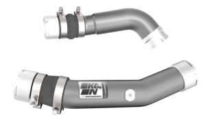 Toyota Tacoma Turbo Charge Pipe Kit - K&N Engineering - Aluminum Tube - Gunmetal Gray - 2024+